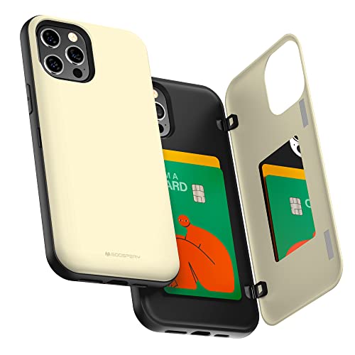 Goospery iPhone 12 Pro Max (6.7 inches) P[X w J[h [ }Olbg op[ Jo[ (zCg) IP12PM-MDB-WHT