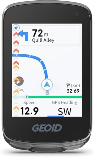 GEOID CC700 GPS Fahrradcomputer kabellos mit 2,8 Zoll Farbbildschirm – Fahrradtacho mit Route-Navigation, ANT+ & Bluetooth, IPX7 wasserdicht, 15-25 Std. Akkulaufzei