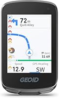 GEOID CC700 GPS Fahrradcomputer kabellos mit 2,8 Zoll Farbbildschirm – Fahrradtacho mit Route-Navigation, ANT+ & Bluetooth, IPX7 wasserdicht, 15-25 Std. Akkulaufzei