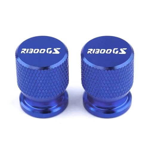 Bouchons de valve pour BMW R1300GS 2023-2024 et capuchon de potence moto turquesa