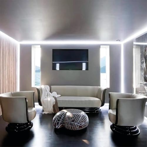 Image of LED Lighting 24V 16.4ft UL Listed Cool White 2835 SMD Zig-Zag LED Strip Lights Dimmable 660lm /m 6.2W /m 300 LEDs 60 LEDs /m IP33 Non-Waterproof. S Shape Angle Turning Capable (Cool White)