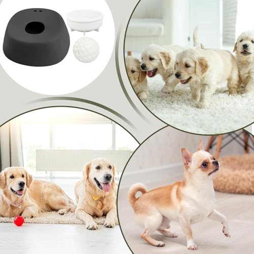 BommFu Lecknapf - Interaktiver Langsamfütterer Napf - Mit Spielball Bereicherung Für Hunde Mentalstimulation,Für große, mittlere, kleine Rassen, Welpen, Senioren und Post-OP
