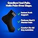 SB SOX Plantar Fasciitis Compression Socks – Arch Support Sleeve for Heel Pain Relief, Achilles Tendonitis & Foot Pain – Toeless Ankle Compression, All-Day Comfort (Green, Medium)