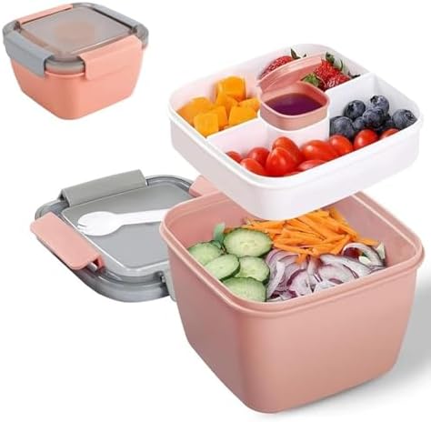 Boîte Déjeuner Tupperware Lunch Box Bento Grise 1L – Compartiments, Couvercle Pression