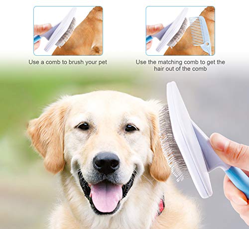 Wosente-Haustier-Katze-und-Hund-Fellpflege-Buerste-Sanft-Effektiv-Fellpflege-Buerste-Reinigen-Verknotetes-Haar-Fuer-Alle-Haustiergroessen-Haustier-Grooming-Tools
