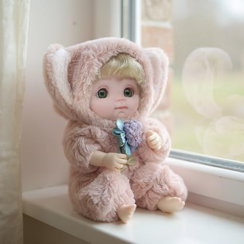 Muñeca Reborn de 10 pulgadas realista artesanal miniatura 2