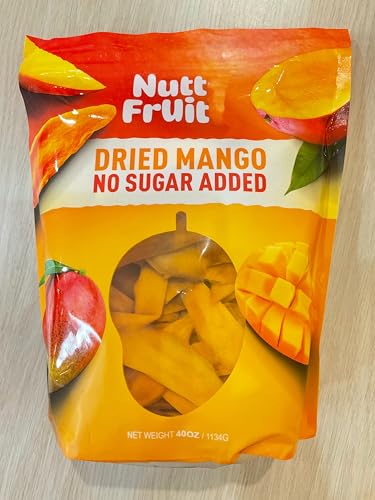 The 30-Day No Sugar Challenge: Real Body Results Tropical NuttyFruity Dried Mango 40 oz No Sugar Added Sweet Chewy...