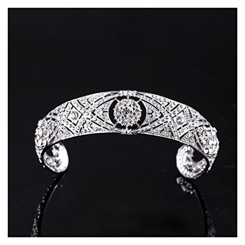 Tiara de novia corona de princesa y diadema para mujer boda 3