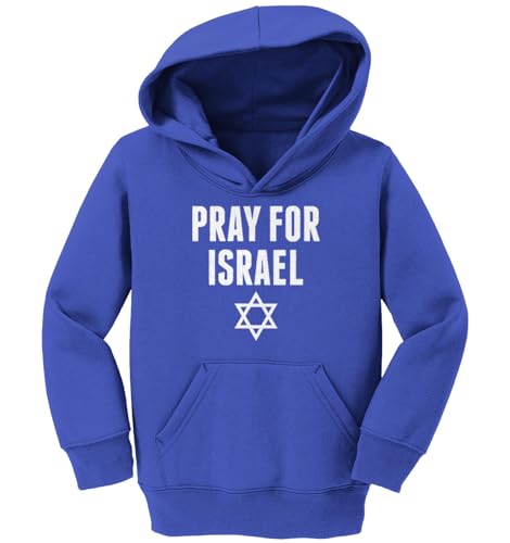 Tcombo Pray For Israel - Star of David Toddler/Youth Fleece Hoodie - Main Image
