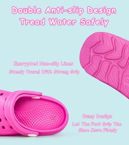 Image of Toddler Kids Garden Clog Slip On Slide Sandals Beach Water Shoes