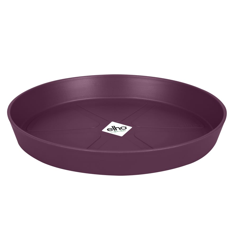 elho Loft Urban Saucer Round 34 - Saucer for Outdoor & Accessories - Ø 34.3 x H 5.0 cm - Beige/Mushroom Beige — view 26