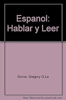 Espanol: Hablar y Leer 0030186250 Book Cover