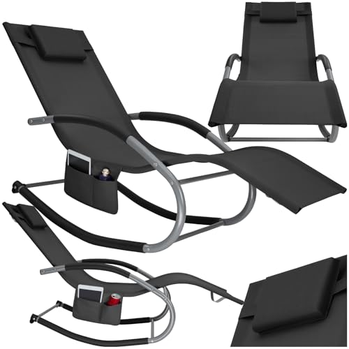 Tectake   Tumbona Jardin Exterior con Movimiento