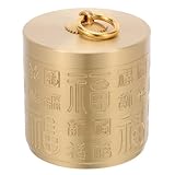 cendrier laiton sur pied Charme artistique traditionnel : ce cendrier en laiton de style chinois avec couvercle apporte une touche vintage à votre table, idéal comme cendrier ou centre de table. il séduira les amateurs de décoration classique