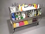 - Cocktail station compatta ed economica. - Ideale per tutti i barman e mixologist. - Realizzata in acciaio inox, made in Italy. - Misure Station: cm 120x60x95h.