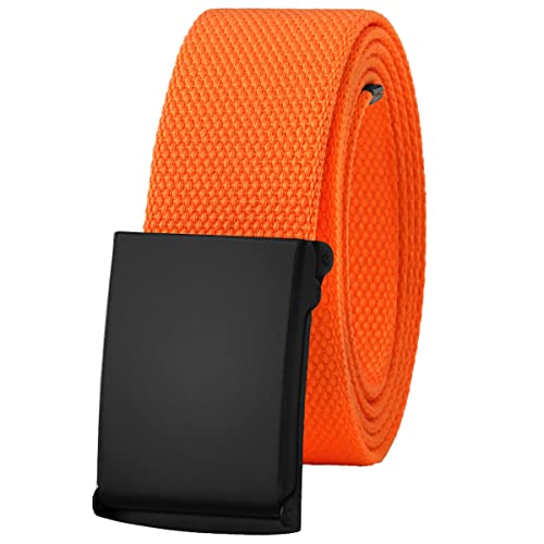 Image of Falari Canvas Web Belt Fully Adjustable Cut to Fit Golf Belt Flip Top Buckle
