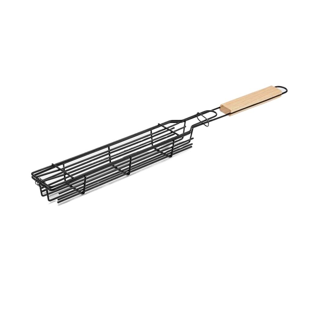Cage de barbecue pour viande et légumes support camping de plein air