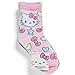 Hello Kitty Girls 5 Pack Mid Crew Socks