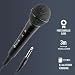 NGS Singer FIRE - Dynamisches Mikrofon, Mikrofon mit 3 Meter Kabel, 6,3 mm Klinkenanschluss und EIN/Aus-Taste