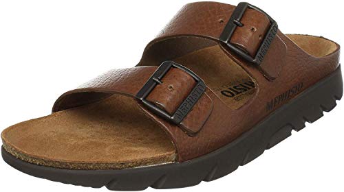 Mephisto Men's Zonder Sandals Tan Grain Leather 9 M US
