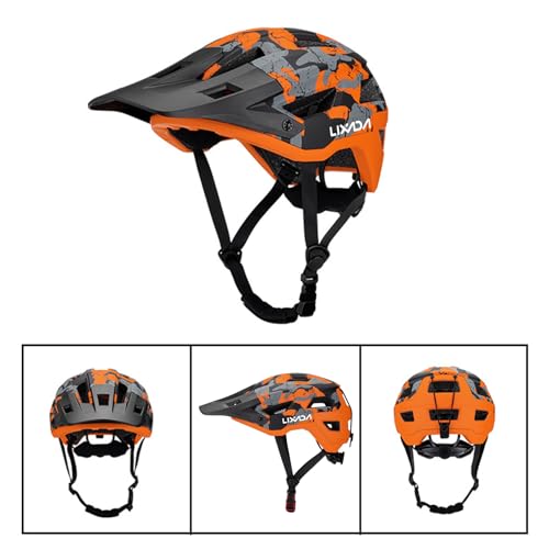 Lixada Bike Helmet for Men and Women, cycle helmet 14 Vents with Adjustable Strap & Detachable Visor 55-61cm - Image 7