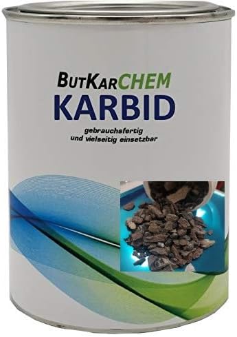 Karbid (Calciumcarbid) 1 Kg – 2x500g In PET-Dose Mit UN-Zulassung, Für Karbidlampen, Bergbau & Höhlenforschung – Nicht Als Schädlingsbekämpfung