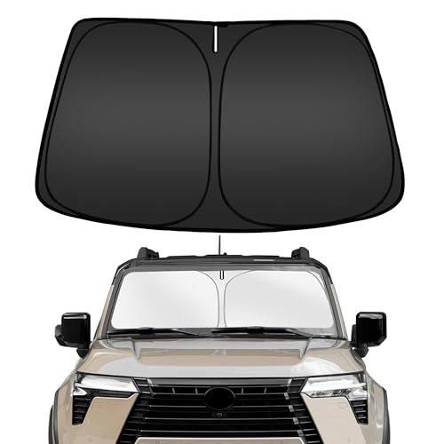 Image of ARISMOTOR Windshield Sun Shade for Le-xus GX550 GX 550 2024-2025 2026, Custom Fit Foldable Front Window Sunshade Sun Visor Protector, Block UV Rays Keep Your Car Cooler