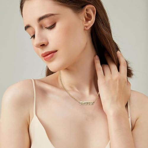 Image of SANNIDHI Pearl Necklace for Women Girls Flower Pendant Necklace with Gift Box Gold Plated Stainless Steel Chain Necklace Jewellery Valentine Birthday Gifts for Women, Girls, Sister, Girlfriend