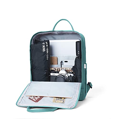Sac à dos ordinateur 15 pouces imperméable cartable scolaire mixte vert - 5