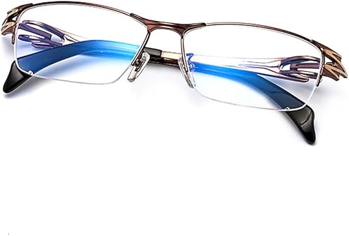 Miniatura 4 de CAOXN Smart Multi-Focus Business Gafas de lectura para hombres, marco de titanio puro lentes de sol fotocromáticas UV400, negro, +2.00