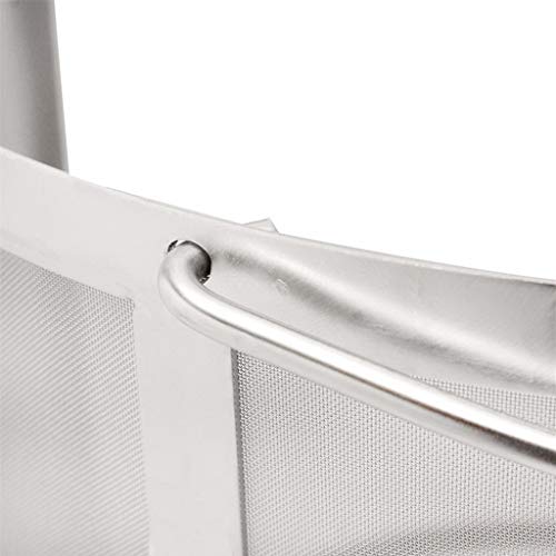 Psler BE-WA0060D-31*30 11.8×12.2 Inch (30×31Cm) Wine Beer Dry Hops Filter Brewing Hopper Strainer 300 Micron Mesh Barrel Brewing Grain Basket Strainer thumb #7
