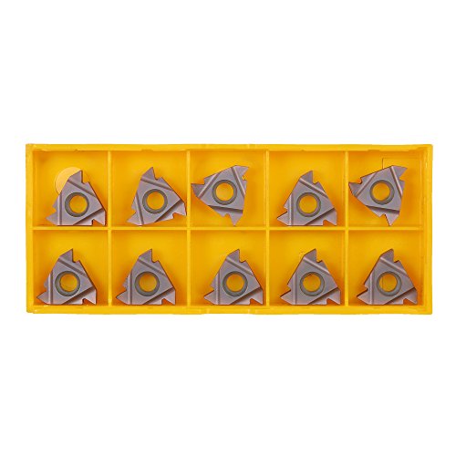 10 Pçs/Caixa Vp15Tf 16Er Ag60 Inserções de Carboneto + Suporte de Inserção Ser1212H16 + Chave T15 To