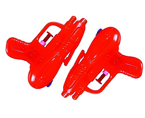 PARENCE.- Set de 2 Pistolas de Agua fáciles de Usar para refrescarse en climas cálidos/Piscina de Juguetes al Aire Libre - Color Aleatorio (Verde, Naranja, Morado.) Pack de 2 Piezas