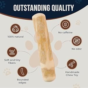 Coffee Wood Dog Chew Stick 9.7" & Natural Dog Rope Toys Size Large for Regular Chewers - 100% Organic Wood Stick for Dog - Teeth Cleaning, Relieve Stress Coffee Wood Dog Chew Stick 9.7″ & Natural Dog Rope Toys Size Large for Regular Chewers – 100% Organic Wood Stick for Dog – Teeth Cleaning, Relieve Stress