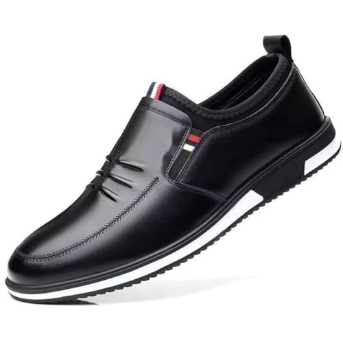 Men's Premium Leather Soft Loafers Slip on Shoes,Casual Fashion Business Office Formal Driving Shoes for Men