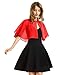 Soft Chiffon Shawl Wraps Shrug for Evening Wedding Women Accessories(Red)