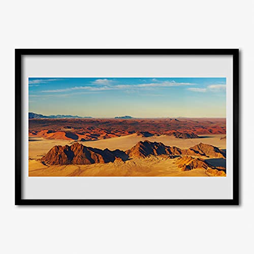 Cadre en MDF avec image de paysage du ciel désert 70x50 cm de qualité durable