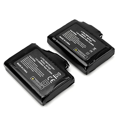 Baterías De Cocina, Electronics Dr.Warm Batería de lipolímero recargable de 7,4 V 2200 mAh para guantes calefactables G28, 2 unidades