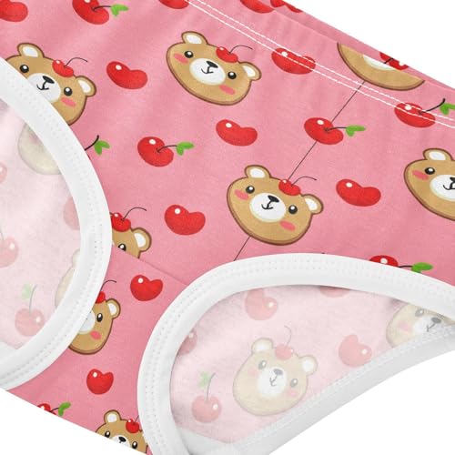 Cute Bear Heads Cherry Toddler Girls's Underwear 2T 202c17844
