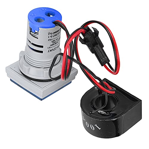 Indicador de sinal de corrente RWSEFK Universal Temperatura 3 Display Lâmpada quadrada Luz 60~500VAC