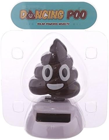 Puckator Solar Powered Dancing Emoji Poop