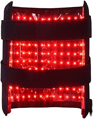 TOPQSC Red Light Therapy Pad, Large Size Red Light Therapy Wrap, 210 Lamp Beads, Unisex, Suitable for Relieving Pain, Accelerating Tissue Recovery, Optimizing Metabolism Cake and Reducing Fat