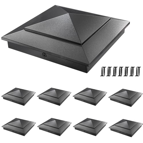 Steel DN Mate 8-Pack Aluminum Post Caps