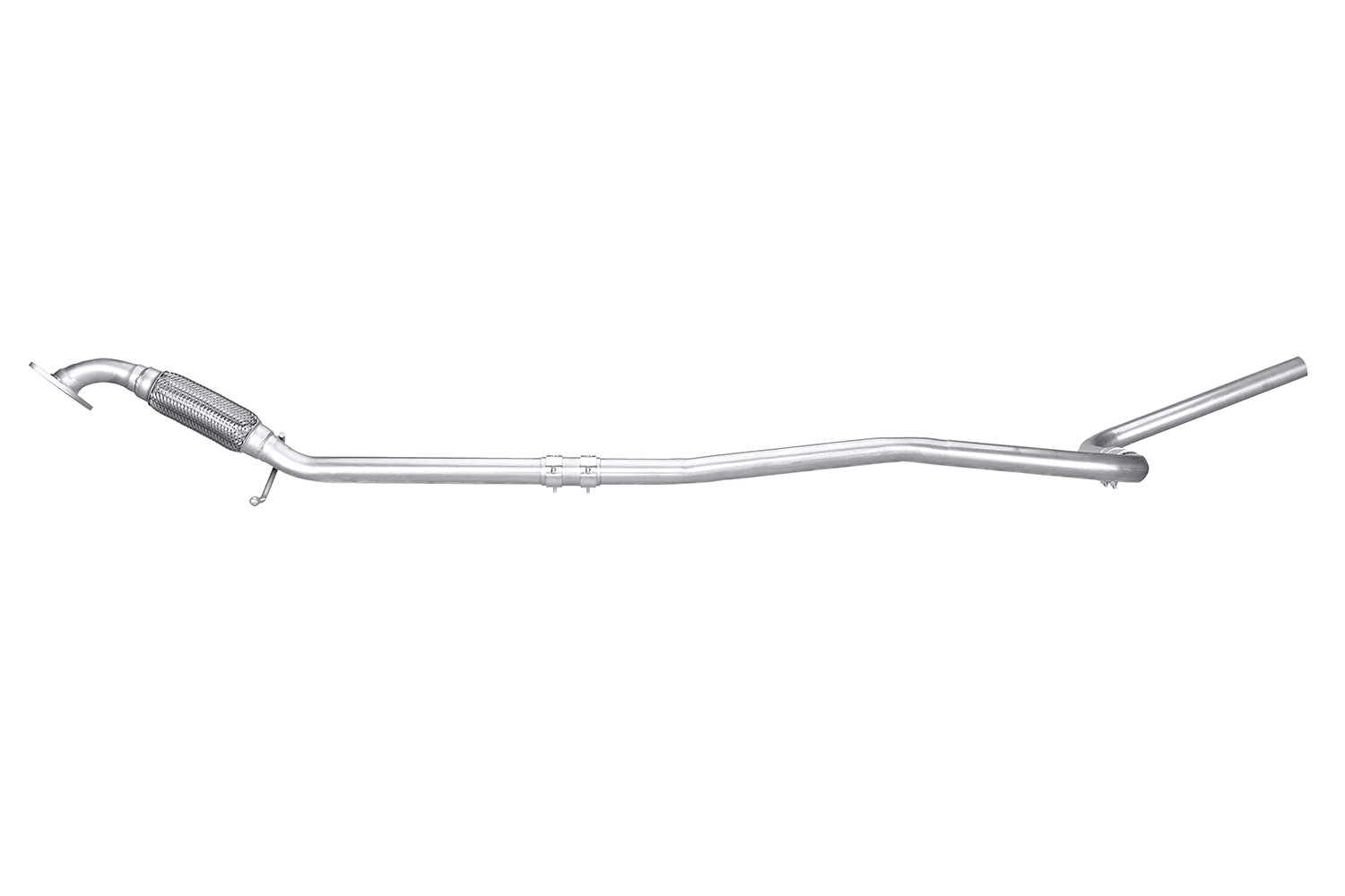 HELLA 8LA 366 002-251 Abgasrohr - Easy2Fit Kit - mitte - dreiteilig - Set mit Anbauteilen