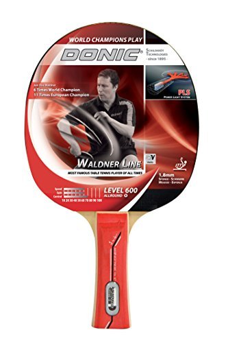 Donic Schildkrt Waldner 600Table Tennis Bat with PLS Handle Wood/Natural, one size, 733862 by Donic-Schildkroet Cover