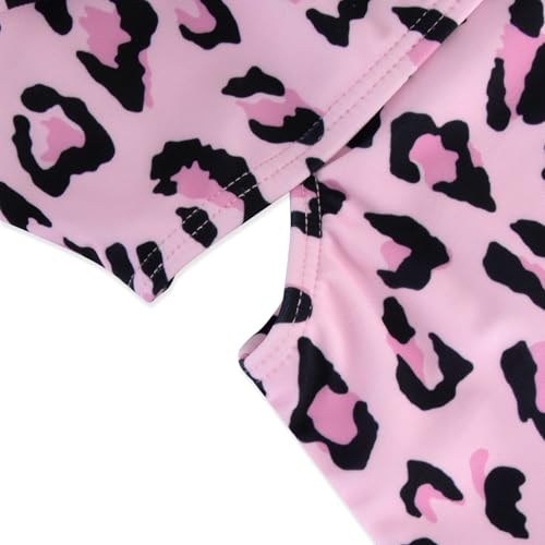 Image of Alakuoti Girls One Piece Swimsuits Cutout Ruffle Bathing Suit Quick Dry Beach Swimwear with Adjustable Strap 5-14 Years