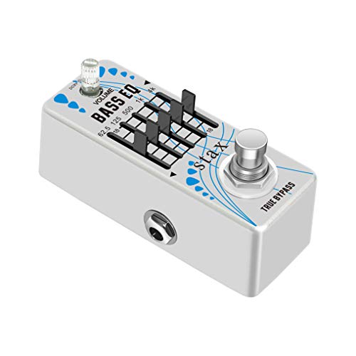 Image of Stax Bass EQ Pedal 5 Band Equalizer Pedals For Bass Guitar With 5 Band Graphic Mini Size True Bypass