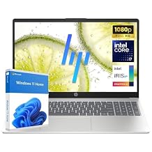 HP Laptop 15 | Intel i7-1255U 10-Core Processor | 64GB DDR4 RAM | 1TB PCIe SSD | 15.6" FHD 1080p Display | Windows 11 | Thin Notebook with Ultrabook-Level Performance for Work & Study