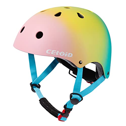 Image of Kids Bike Helmet,Toddler Skateboard Helmets for Ages 2-3-5-8-14 Years Boys Girls，Adjustable Multi-Sport Bicycle Skateboarding Football Roller Skating Scooter Rollerblade Balance Bike Helmet