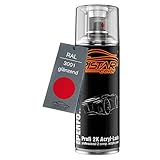 TRISTARcolor RAL 3001 Signalrot glänzend 2K Acryl Spraydose Sprühdose Spritzlack Sprühlack 400 ml...